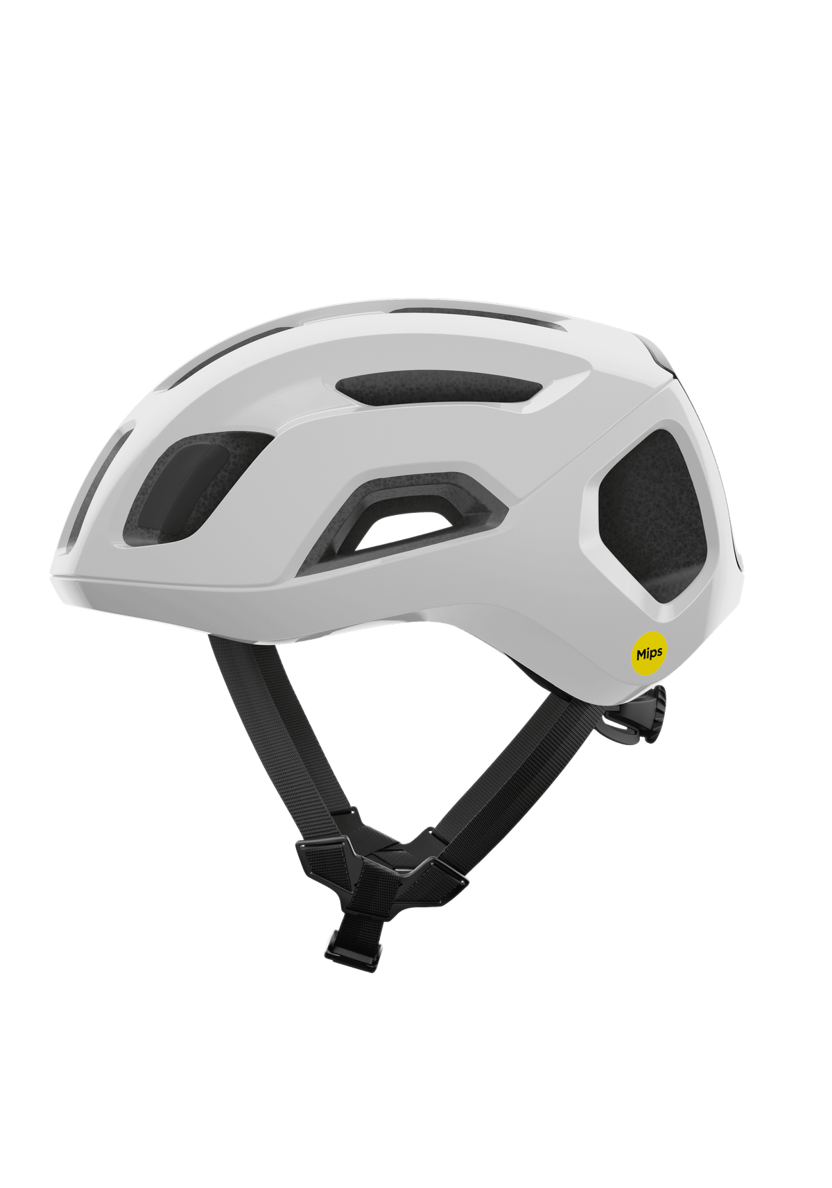 POC Ventral Air MIPS helmet in Hydrogen White and Uranium Black, road helmet