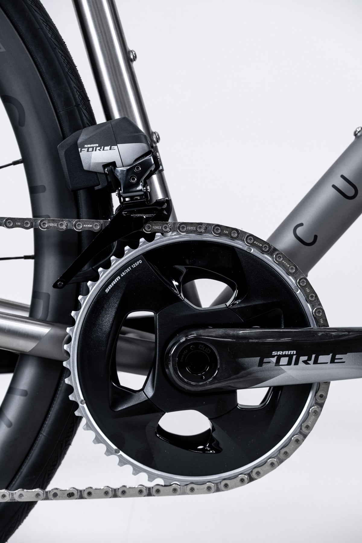 Curve Belgie DISC, titanium road bike seat cluster
