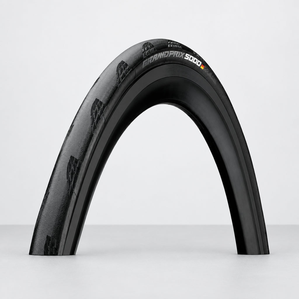 Continental GP5000 Clincher, road tyre studio shot