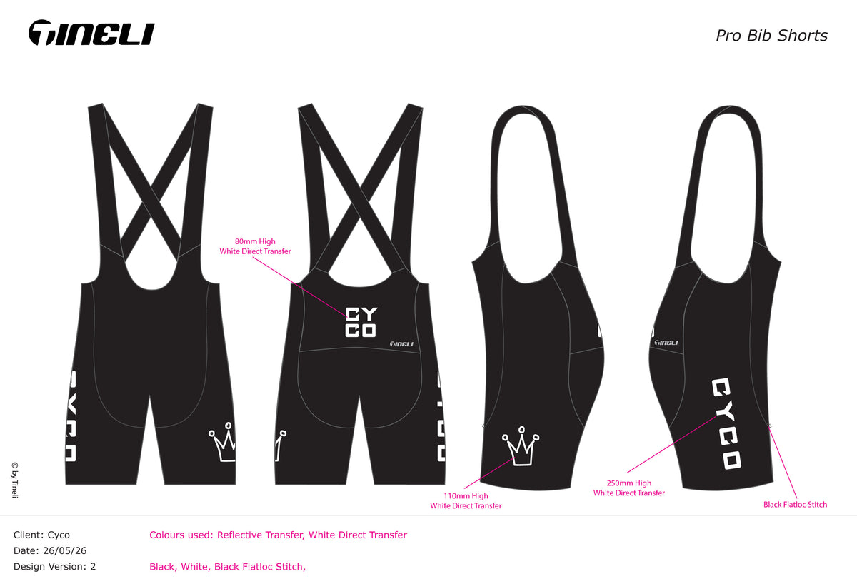CYCO Tineli Pro Bib Shorts