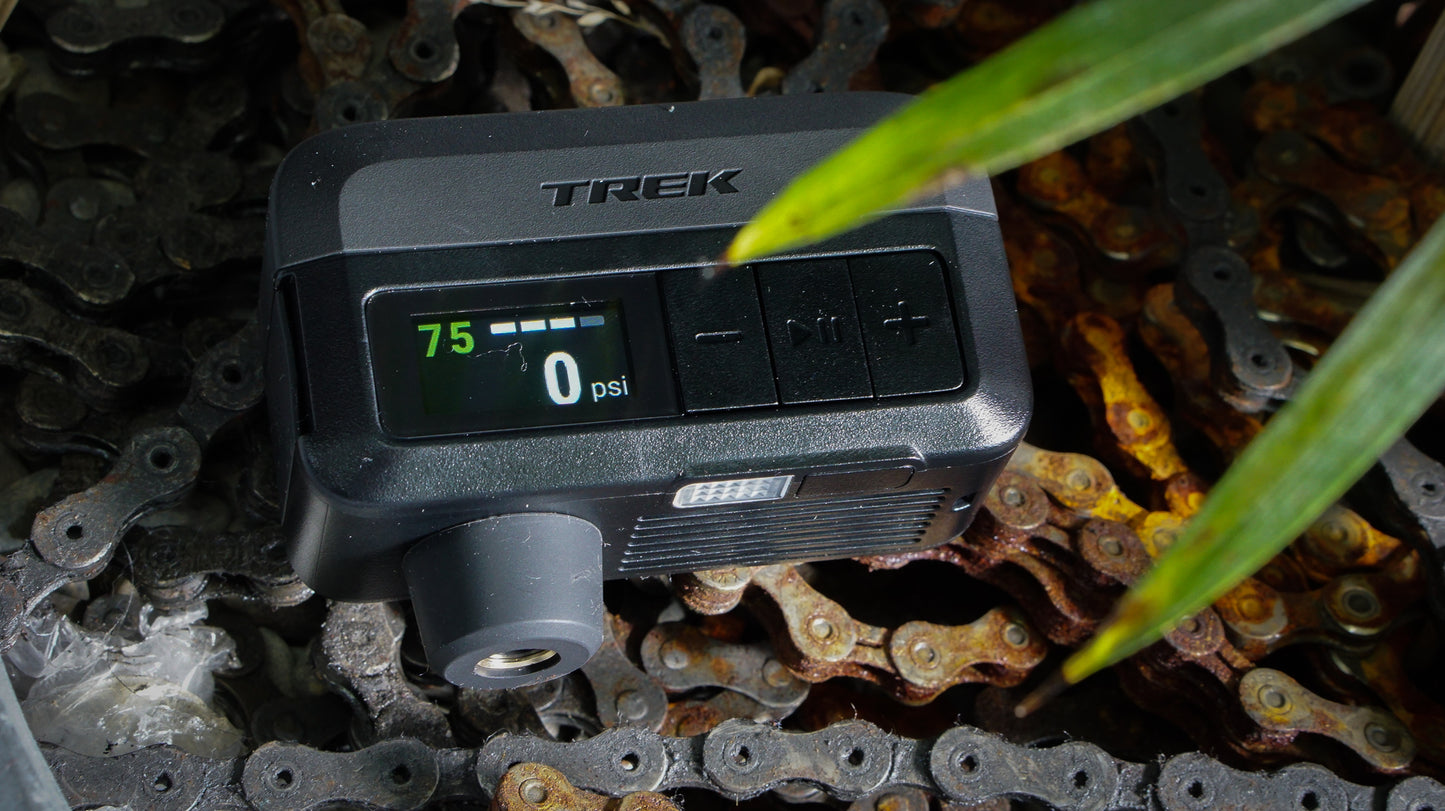 Trek Air Rush mini electric inflator