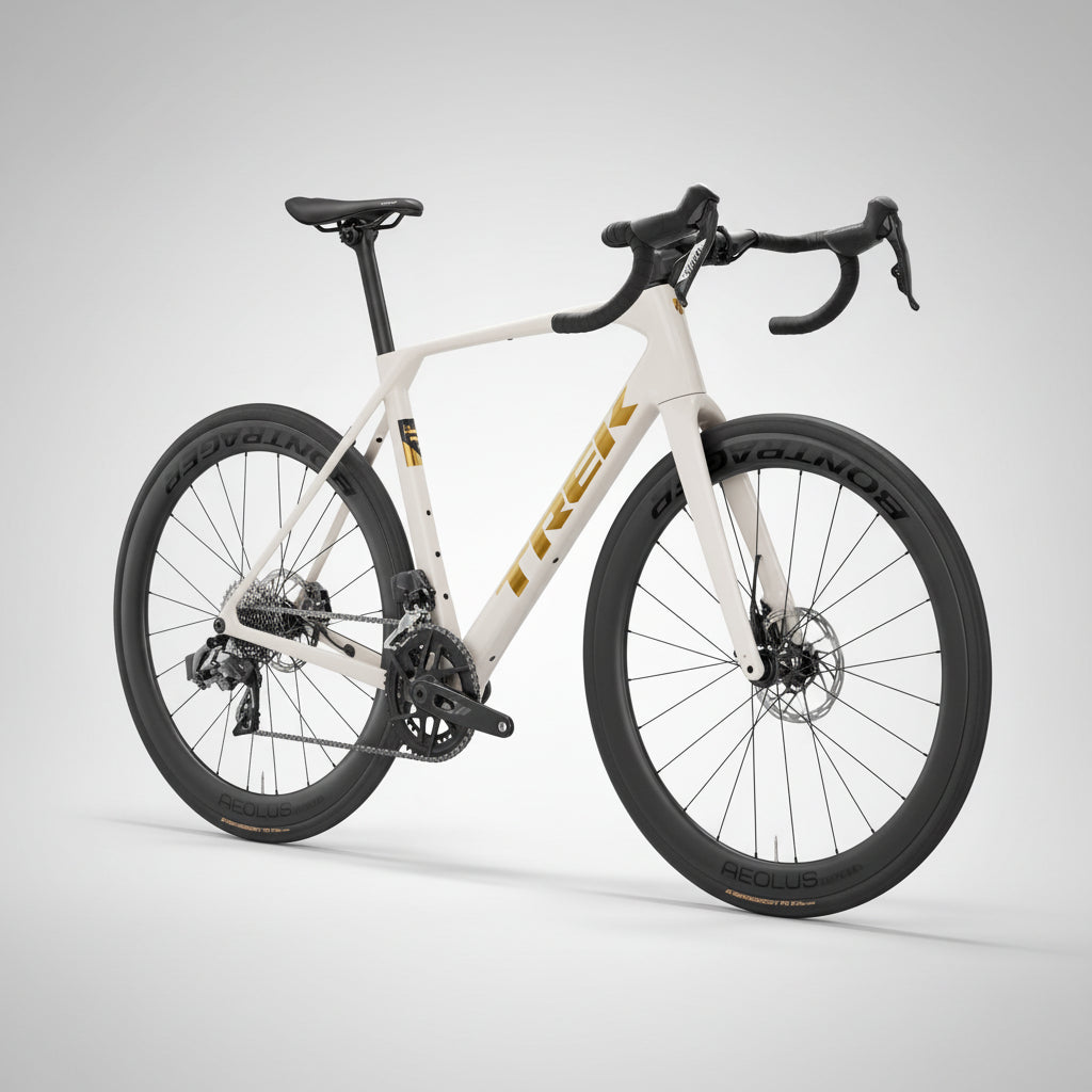 Trek Domane SL 6 AXS Gen 5, front three quarter view