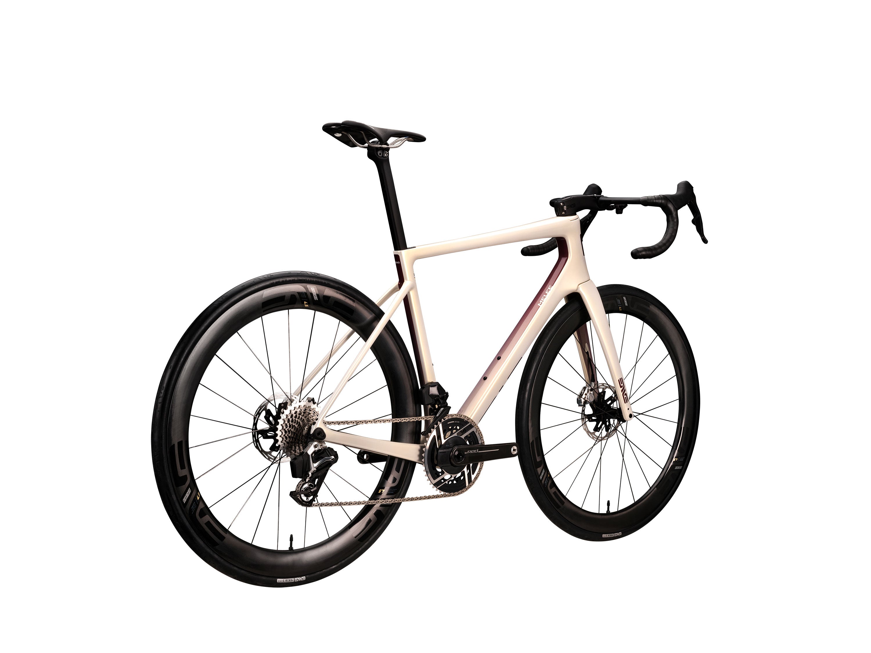 ENVE Melee road bike in Slipstream Pearl, front end detail