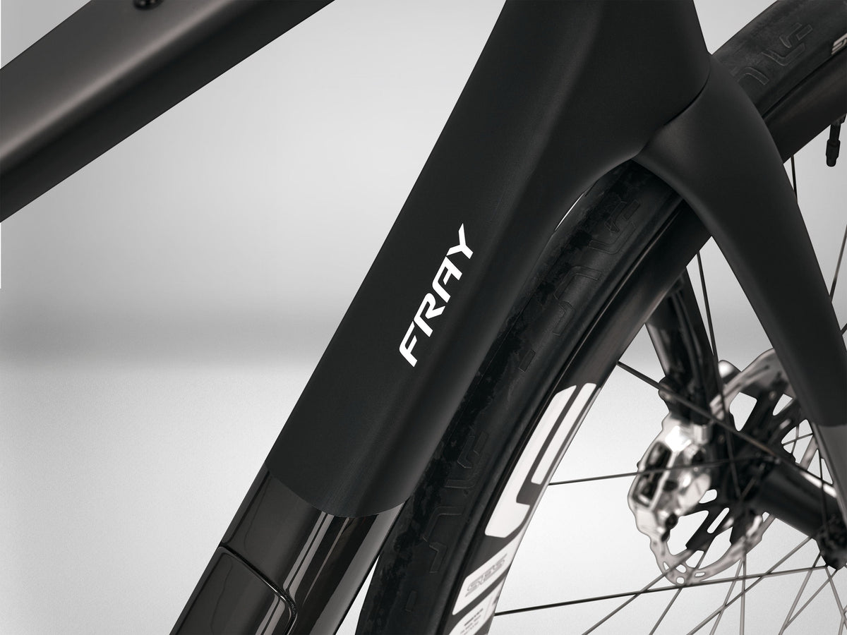 ENVE Fray all-road bike in black, frame detail