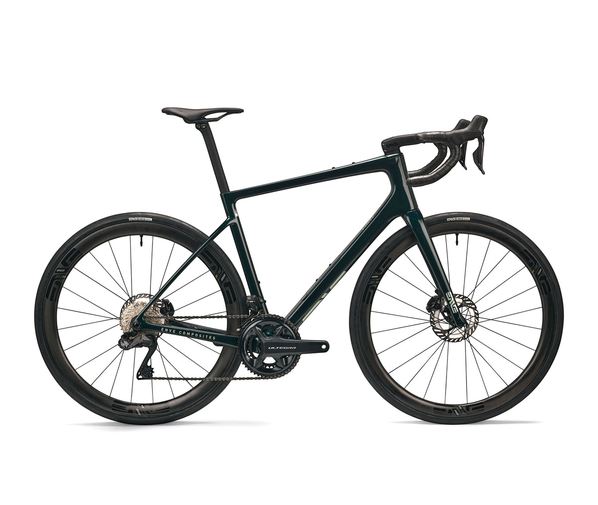 ENVE Fray all-road bike in green, side on
