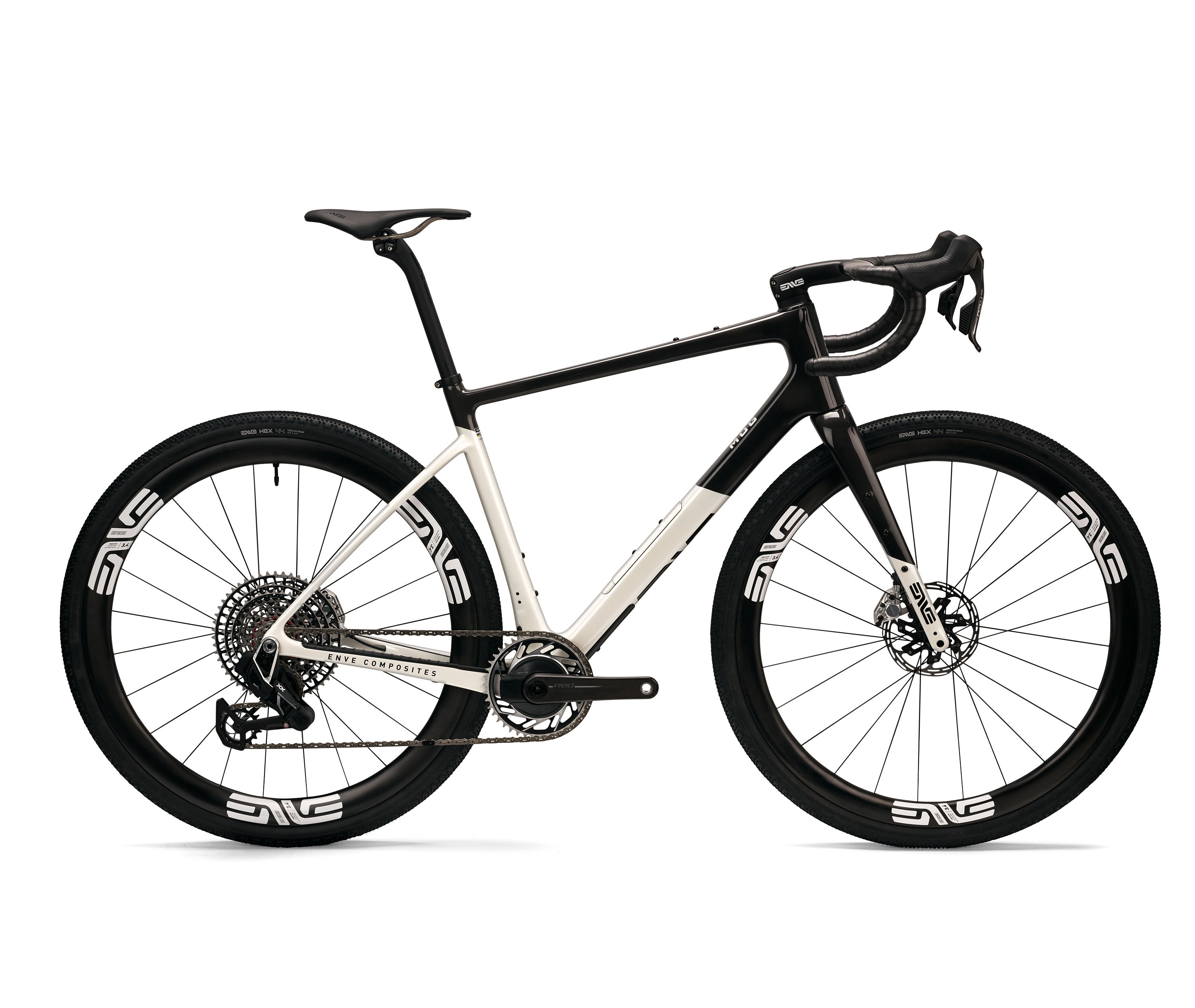 ENVE MOG gravel bike in Smoke Aspen, side on