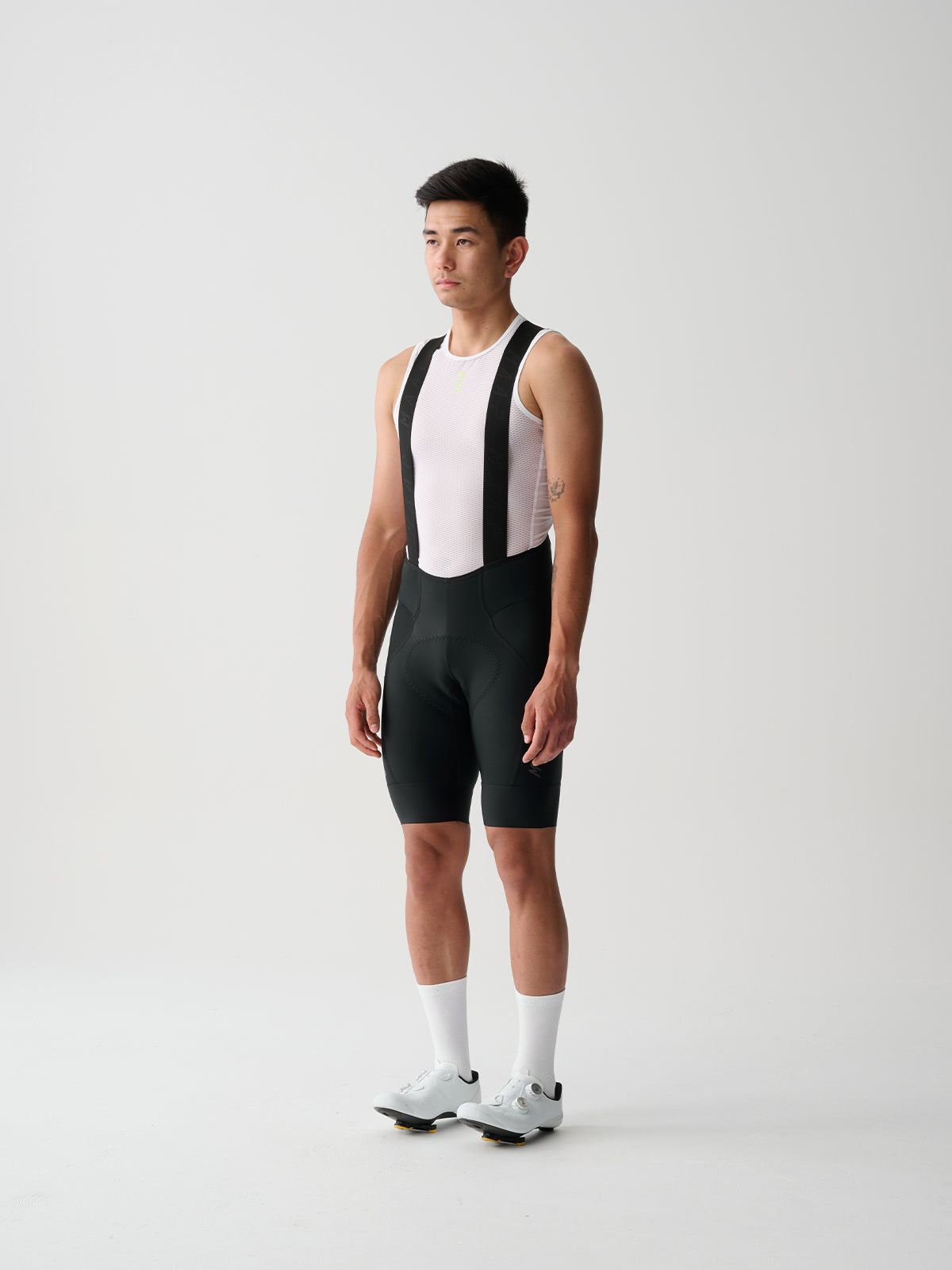 MAAP Team Bib Evo Cargo in Black, bib shorts worn by rider