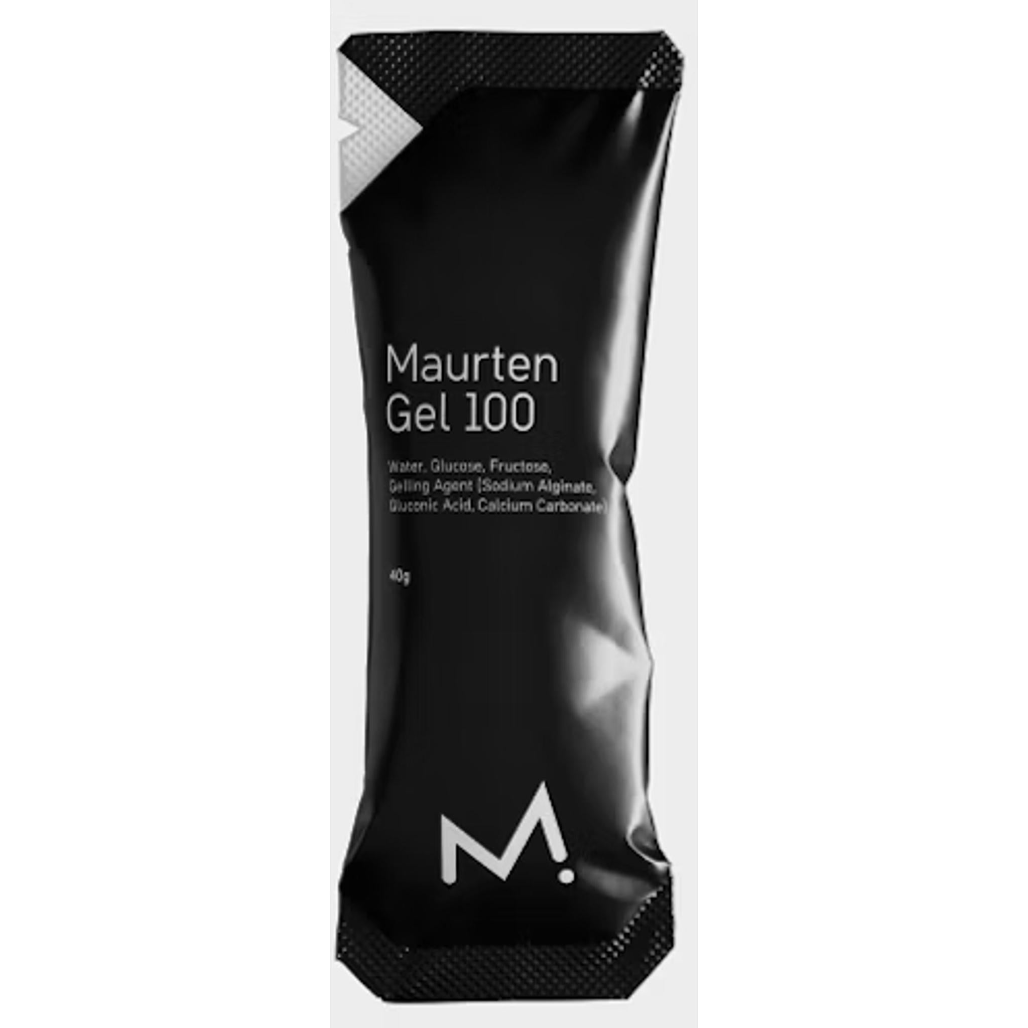 Maurten Gel 100, energy gel sachet front