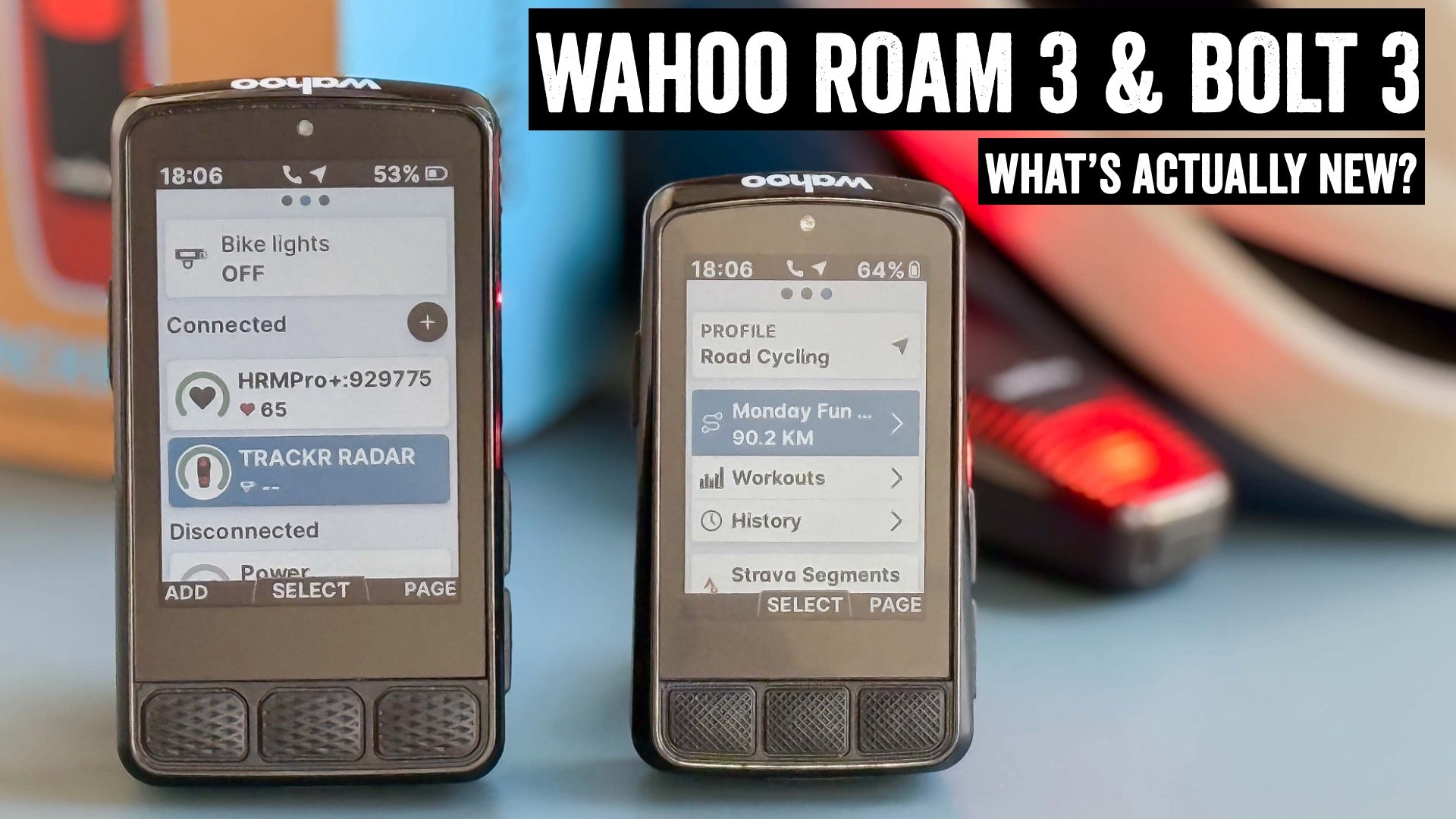Wahoo ELEMNT Roam 3, GPS cycling computer