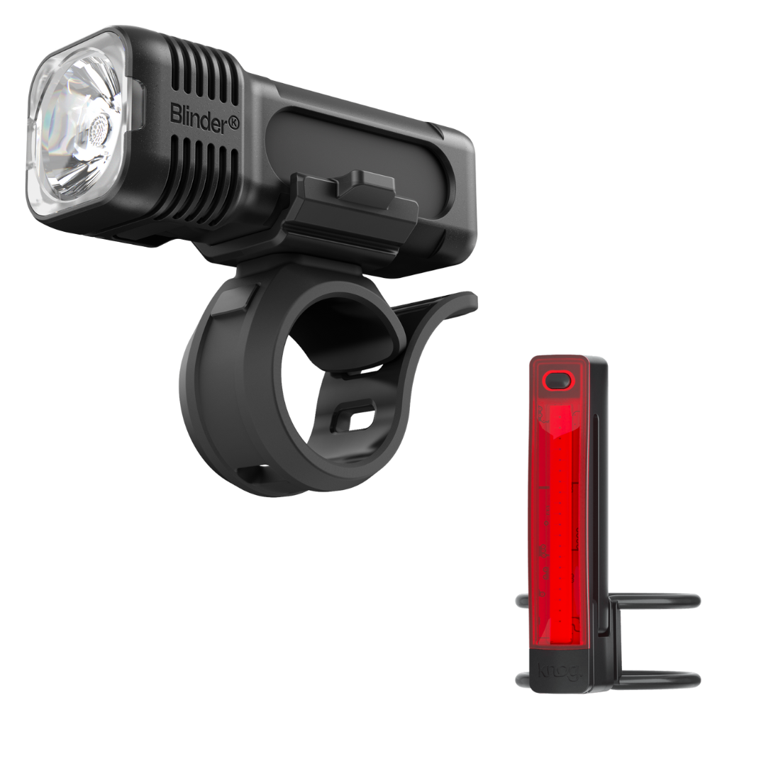 Knog Lightset Blinder 400 + Plus Rear, bike light