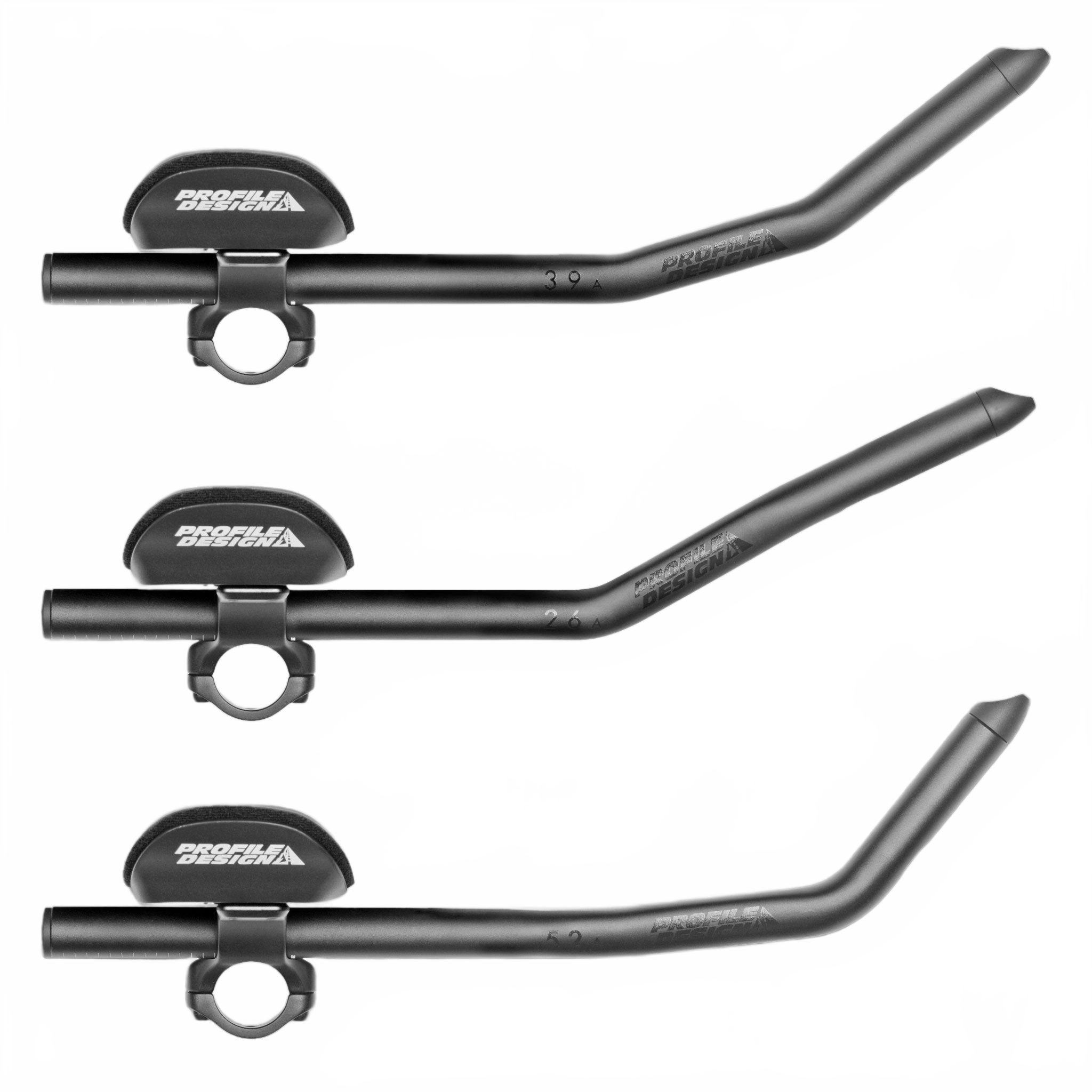Profile Design Sonic Aerobars, clip-on aerobars side view