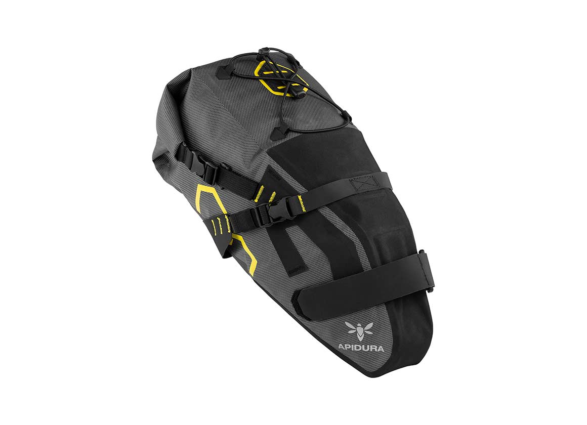 Apidura expedition saddle pack on white background