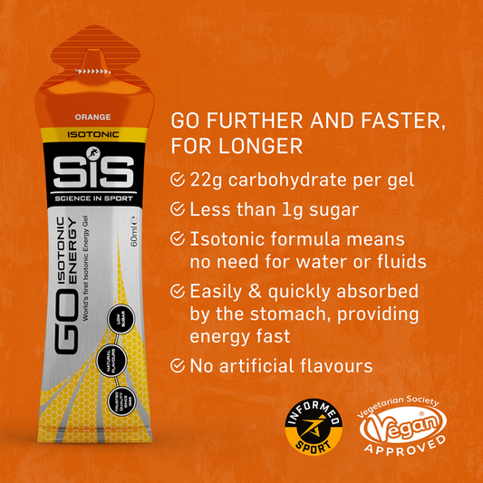 SIS GO Isotonic Energy Gel - Orange