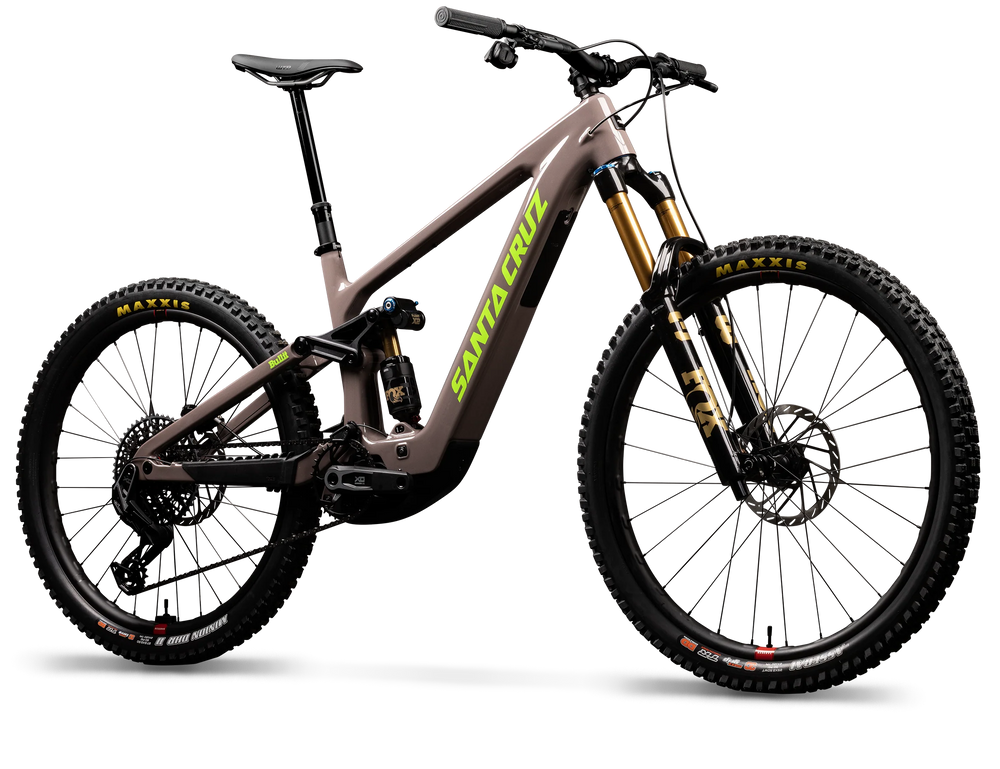 Santa Cruz Bullit, electric mountain bike in puce