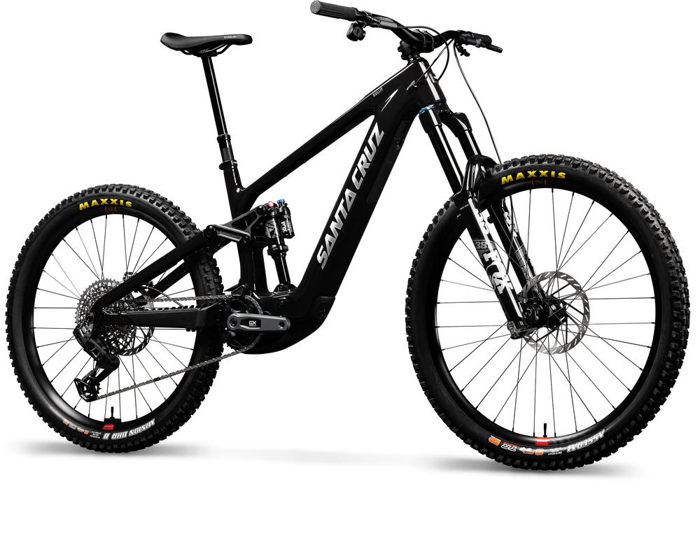 Santa Cruz Bullit, electric mountain bike in black