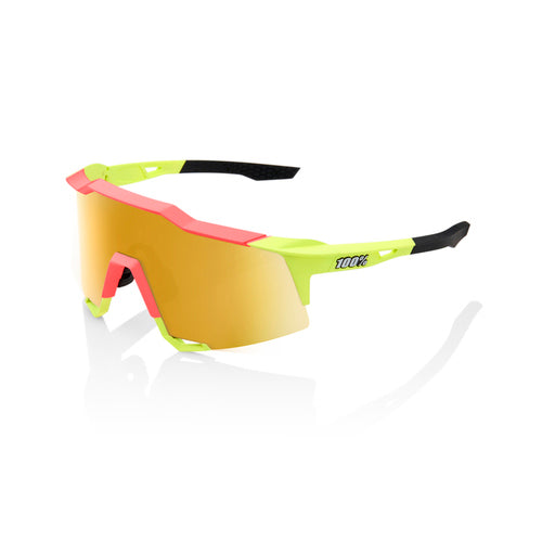 100% - Speedcraft - Matte Washed Neon Yellow - Flash Gold