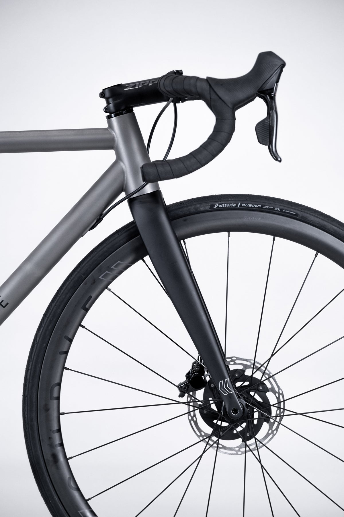 Curve Belgie DISC, titanium road bike second build drive side