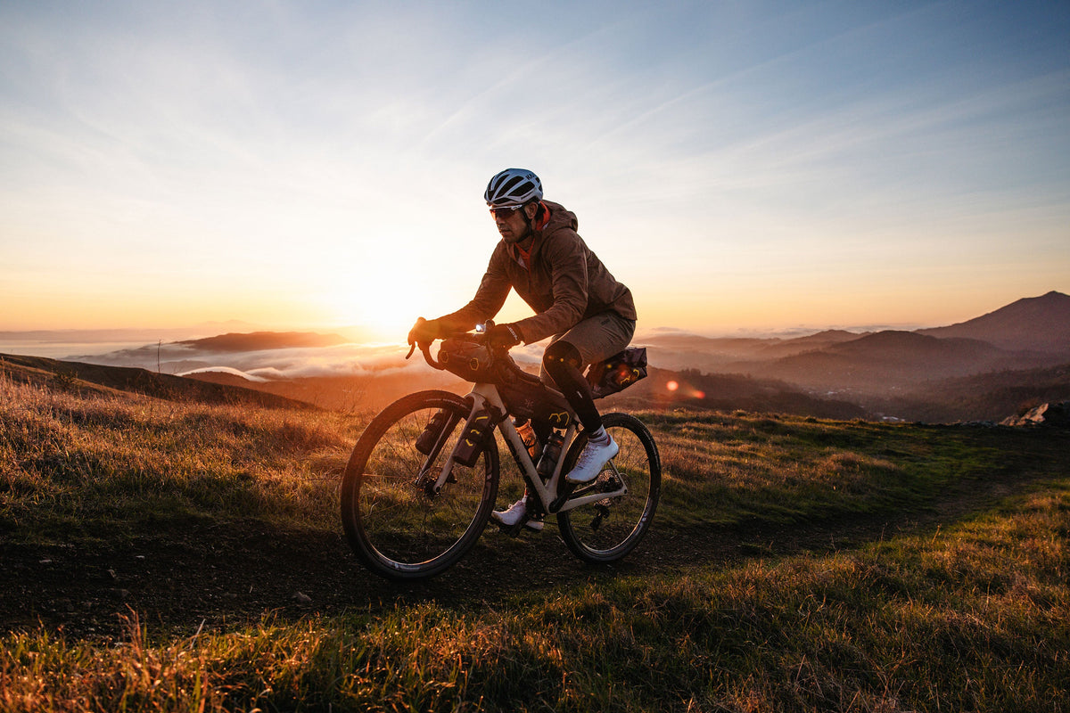 ENVE MOG gravel bike loaded for a bikepacking trip