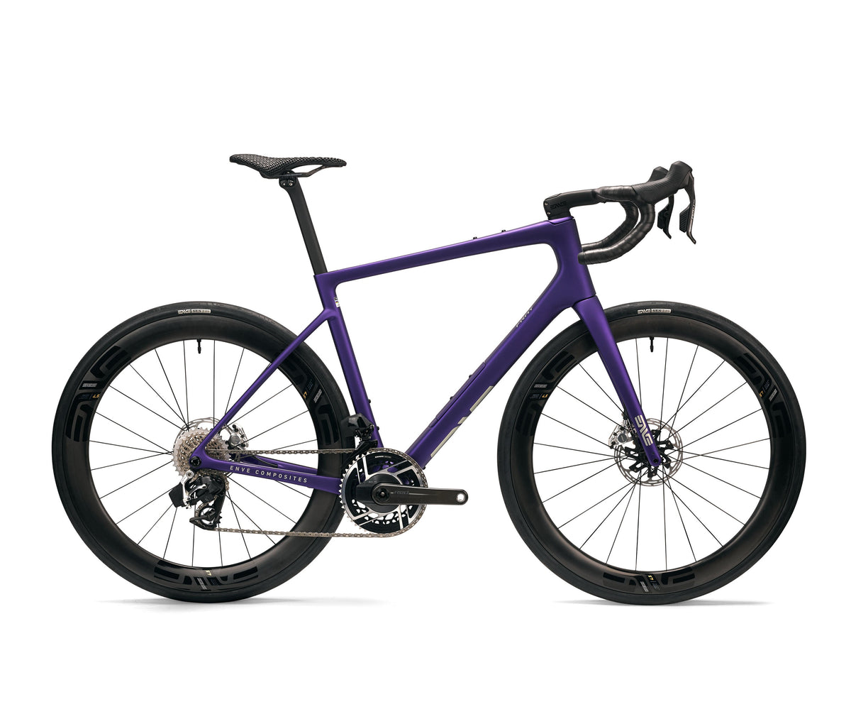 ENVE Fray all-road bike in purple, side on
