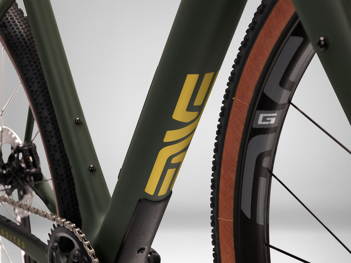 ENVE MOG gravel bike in Recon, rear end and drivetrain