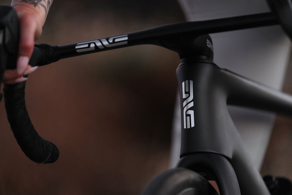 ENVE Melee V2 head tube and logo detail