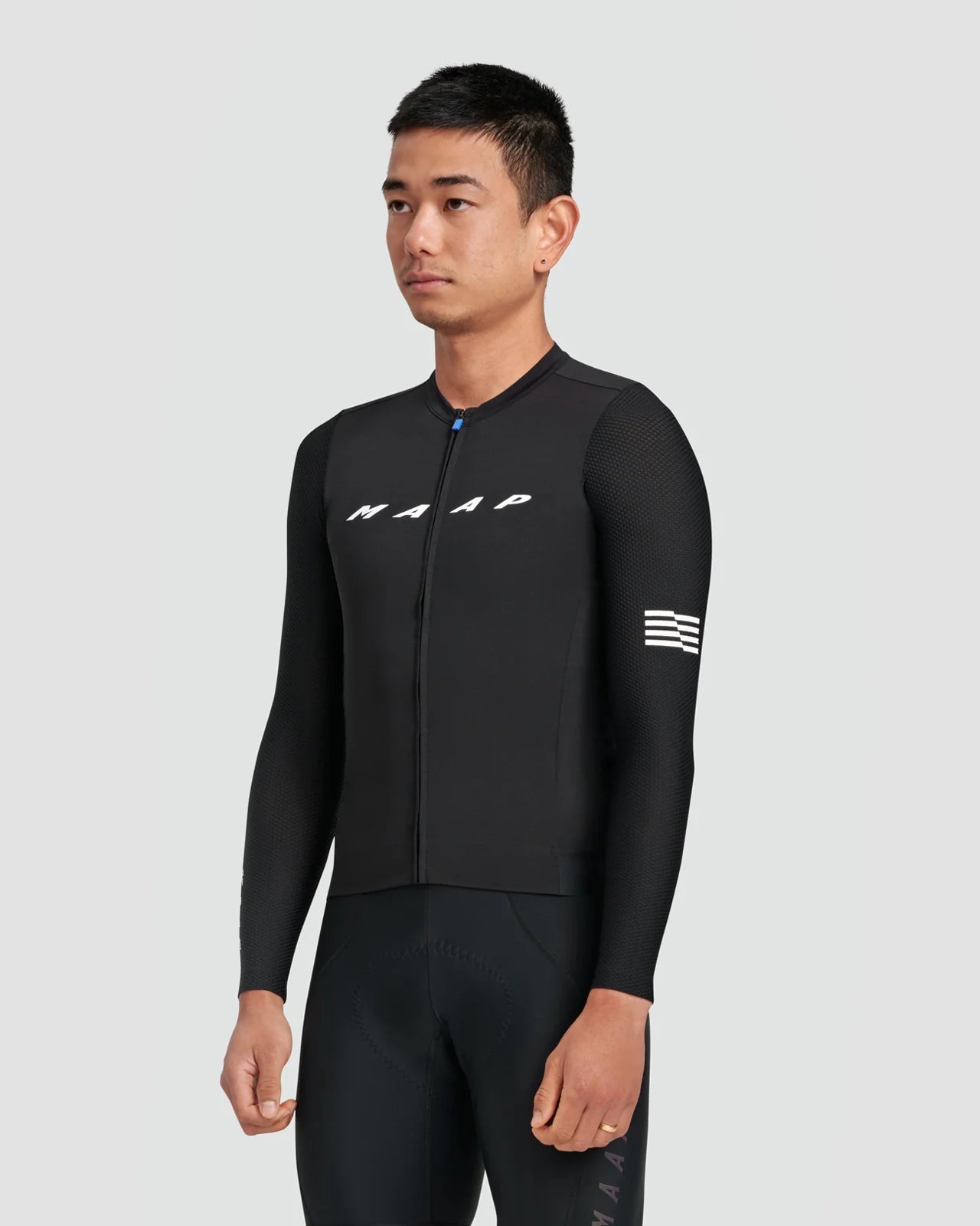 MAAP Evade Pro Base LS Jersey 2.0 - Black - Small