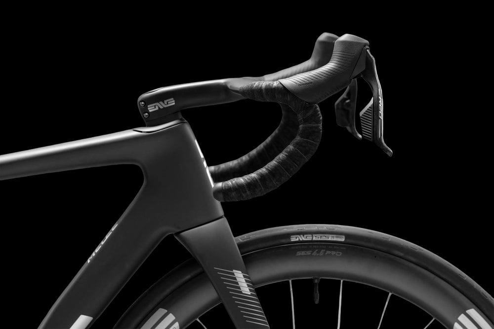 ENVE Melee V2 road bike in UL Black, complete build