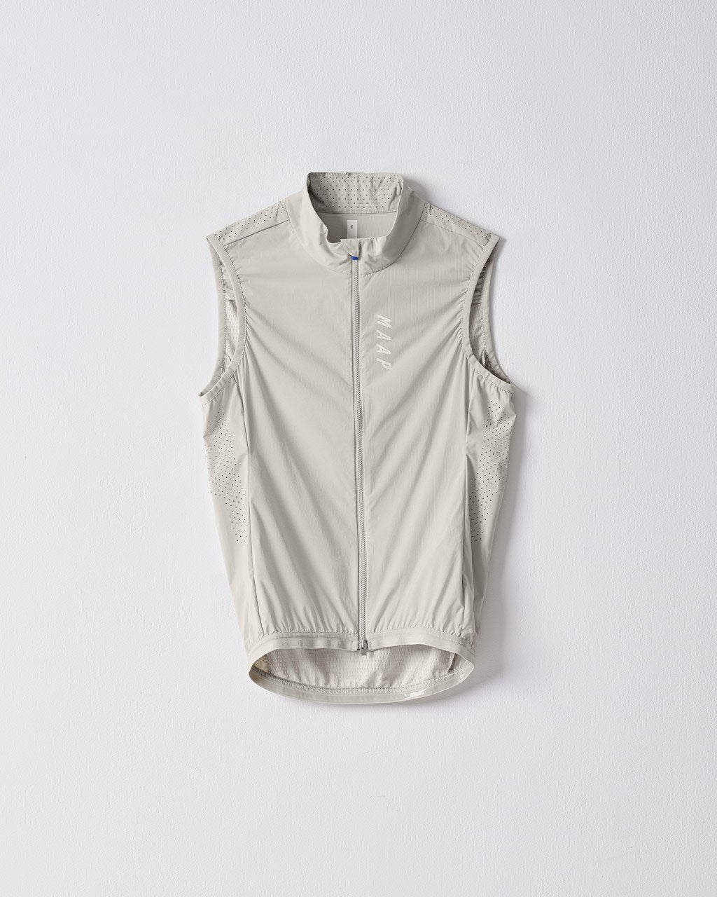 MAAP Draft Team Vest in Fog, vest side profile