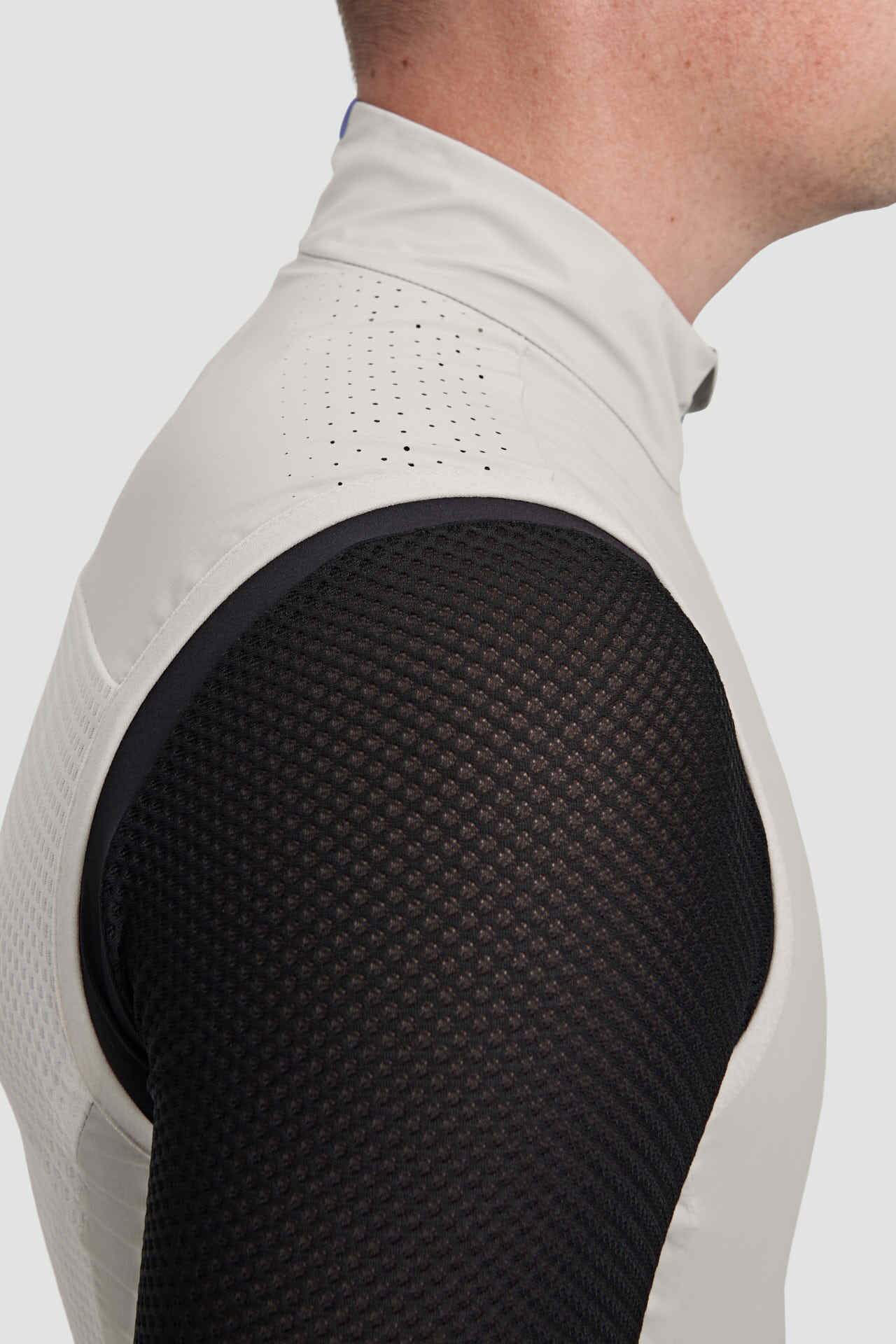 MAAP Draft Team Vest in Fog, vest back view