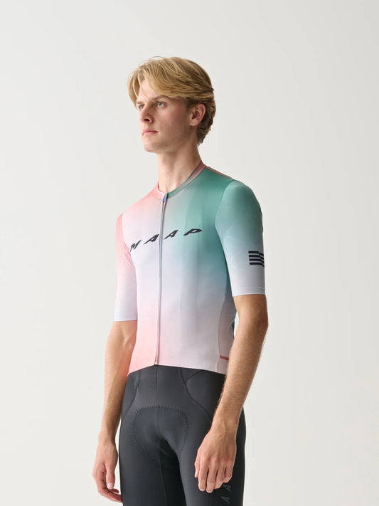 MAAP Blurred Out Pro Hex Jersey - Flame Mix - XL