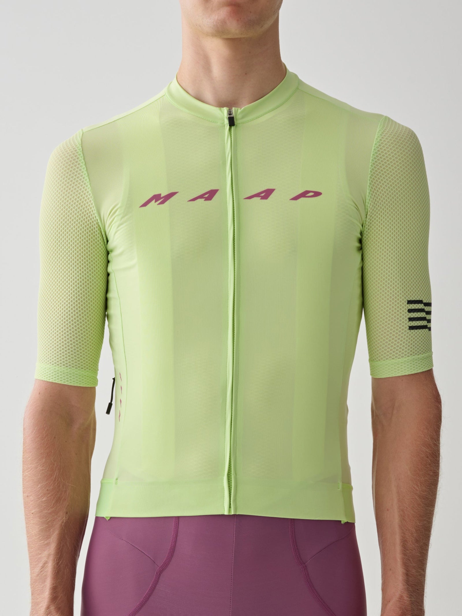 MAAP Evade Pro Base Jersey 2.0 in Mead, jersey side profile
