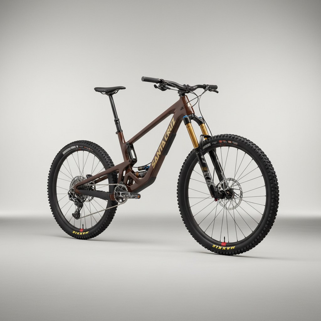 Santa Cruz Bronson X0 AXS RSV, mountain bike in translucent root beer