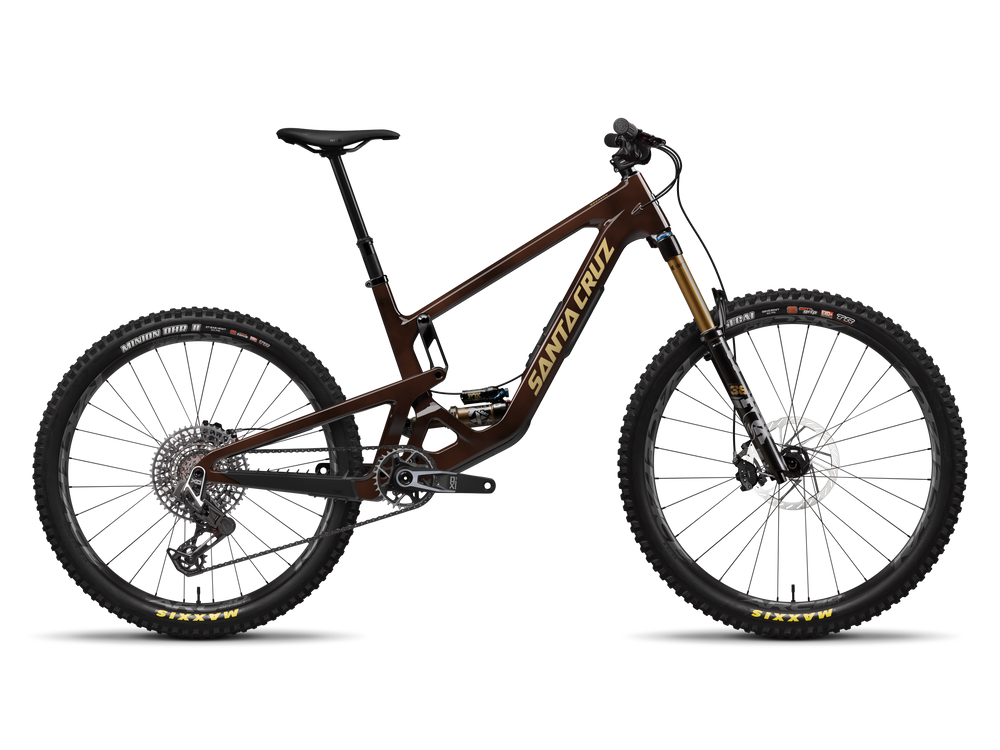 Santa Cruz Bronson X0 AXS, mountain bike in translucent root beer