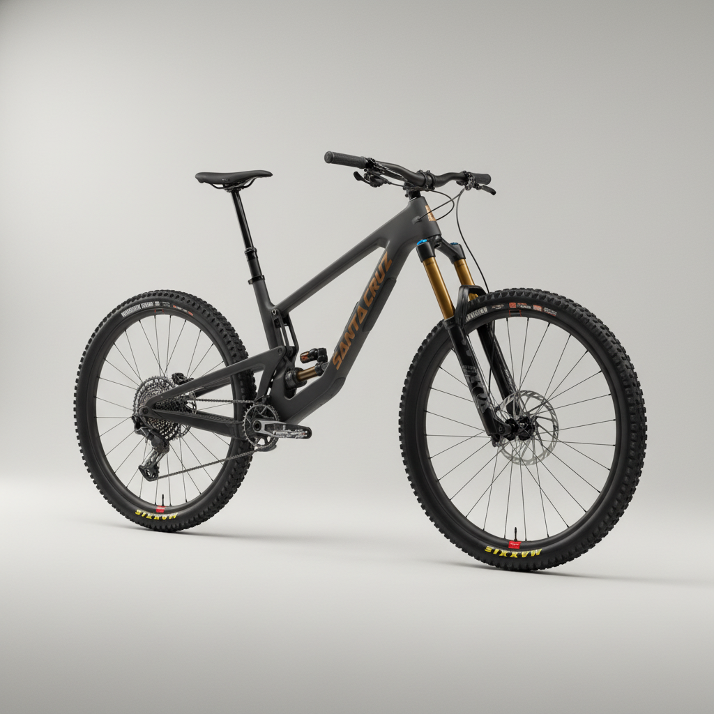 Santa Cruz Megatower X0 AXS RSV, enduro mountain bike in matte black