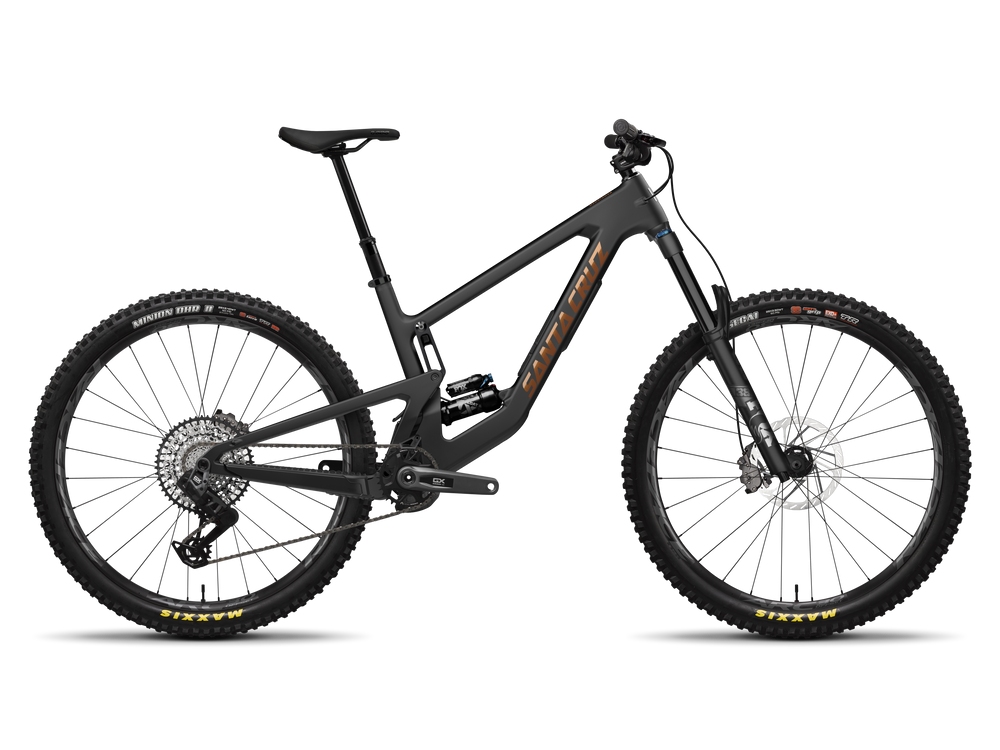 Santa Cruz Megatower GX AXS, enduro mountain bike in matte black