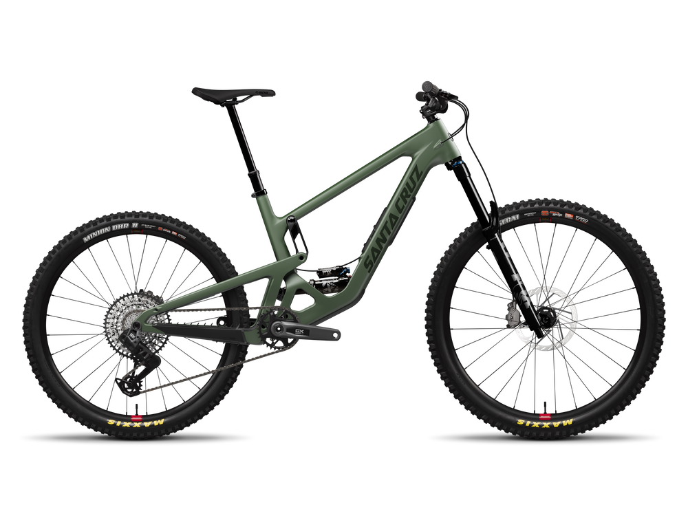 Santa Cruz Bronson GX AXS, mountain bike in matte poblano green