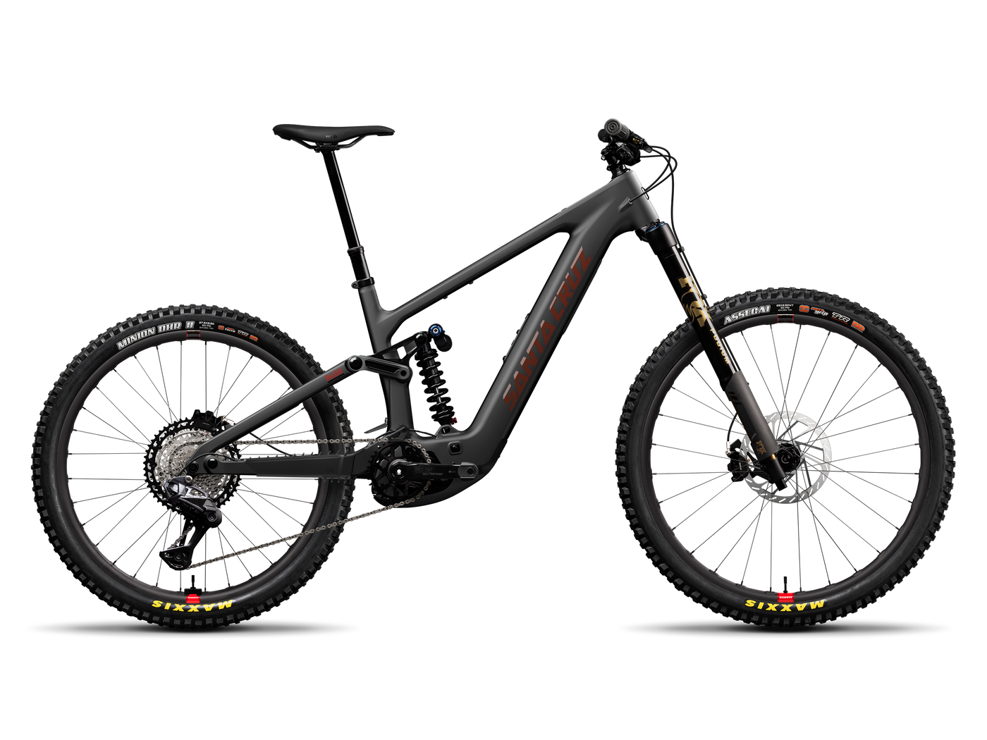 Santa Cruz Bullit XT Di2 RSV, electric mountain bike in matte carbon