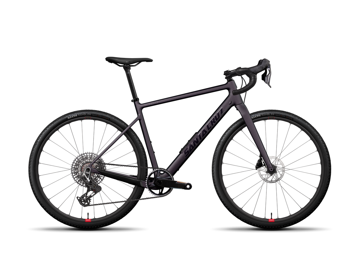 Santa Cruz Stigmata Force 1x AXS RSV, gravel bike in matte sour grape