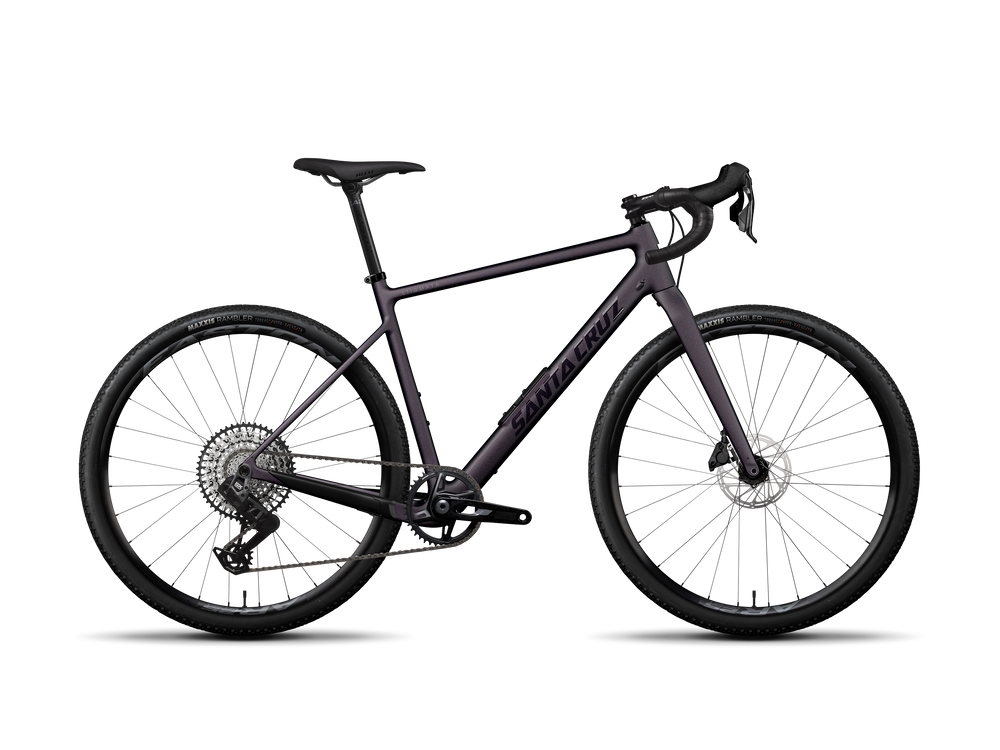 Santa Cruz Stigmata Rival 1x AXS, gravel bike in matte sour grape