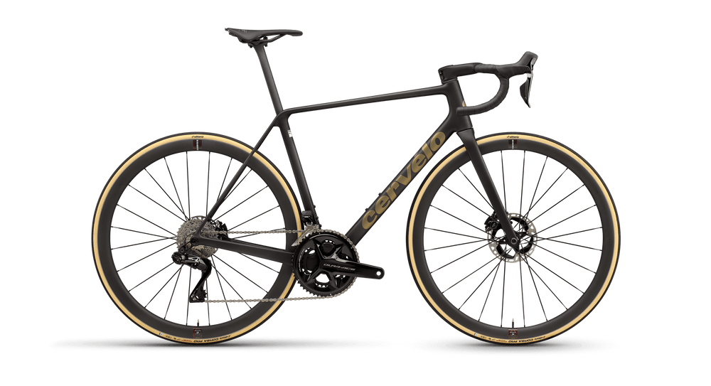 Cervélo R5 Dura-Ace Di2, road bike in Five Black and Bronze
