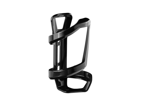 Bontrager Side Swipe, side-entry bottle cage showing slotted mounting holes