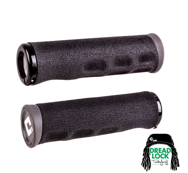 ODI F-1 Series Dread Lock, lock-on grips in black