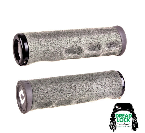 ODI F-1 Series Dread Lock, lock-on grips in graphite