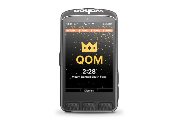 Wahoo ELEMNT Ace, Strava segments and points of interest