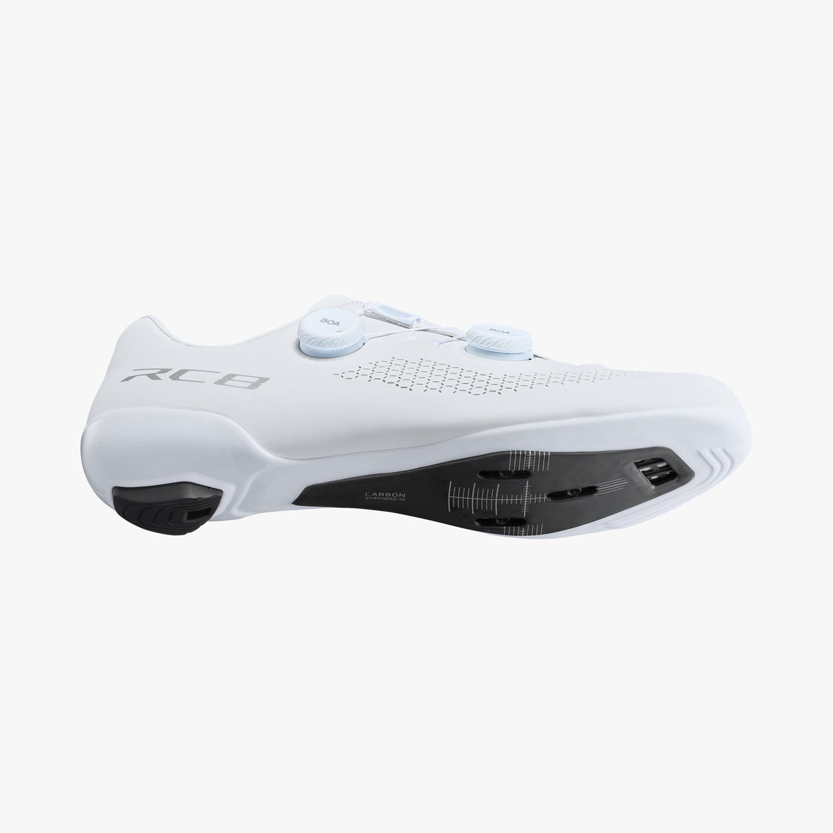 Shimano RC810 Wide - White, road cycling shoe further detail