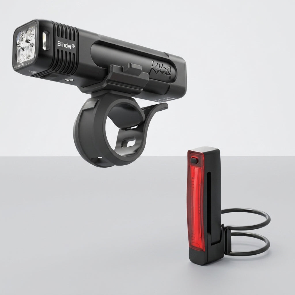 Knog Lightset Blinder 700 and Plus Rear, bike light set