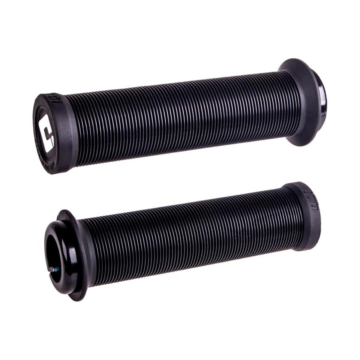 ODI Longneck Grip Lock V2.1, lock-on grips fitted to a handlebar