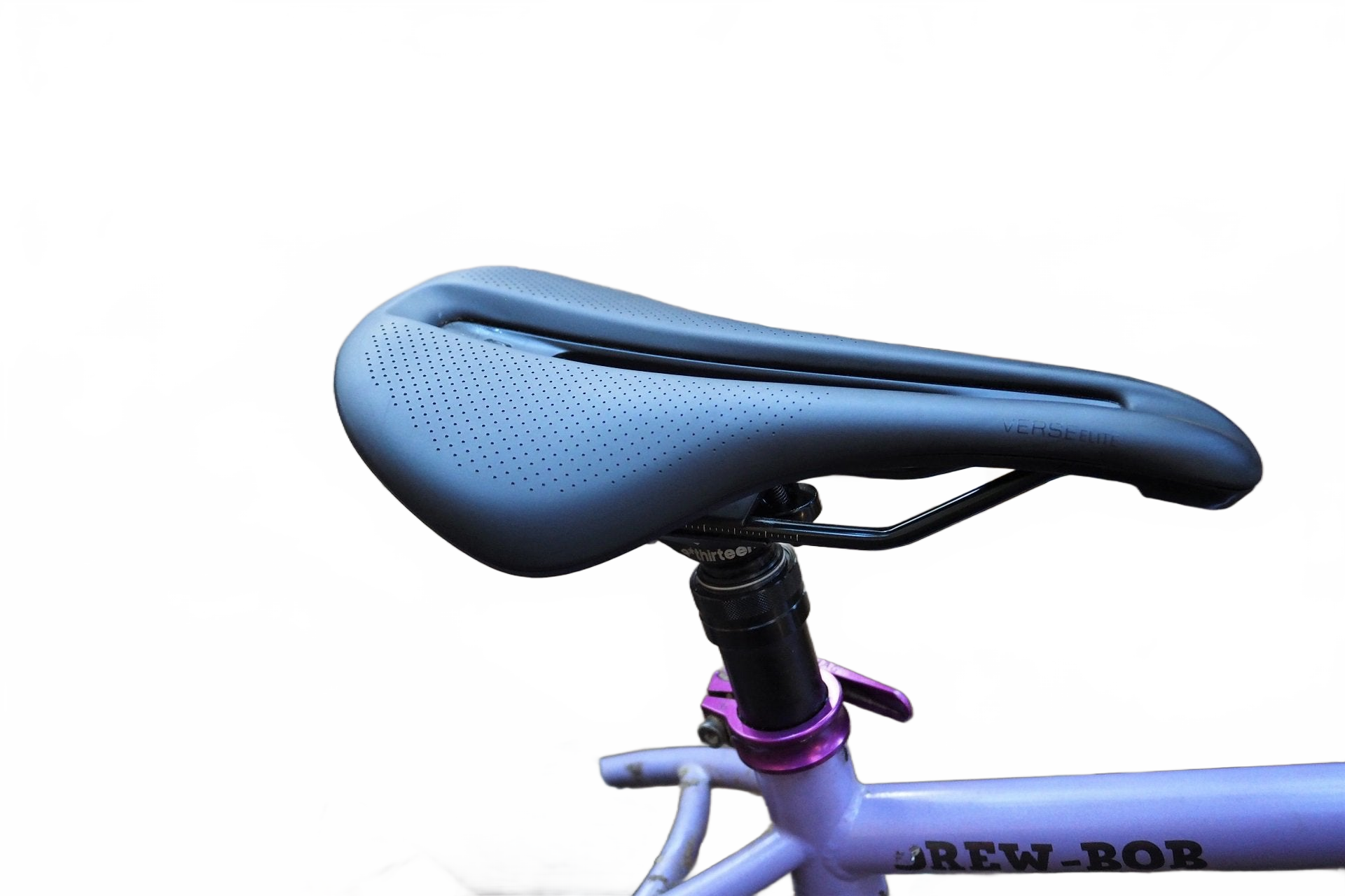 Bontrager Verse Comp Saddle, bike saddle showing full-length cutout