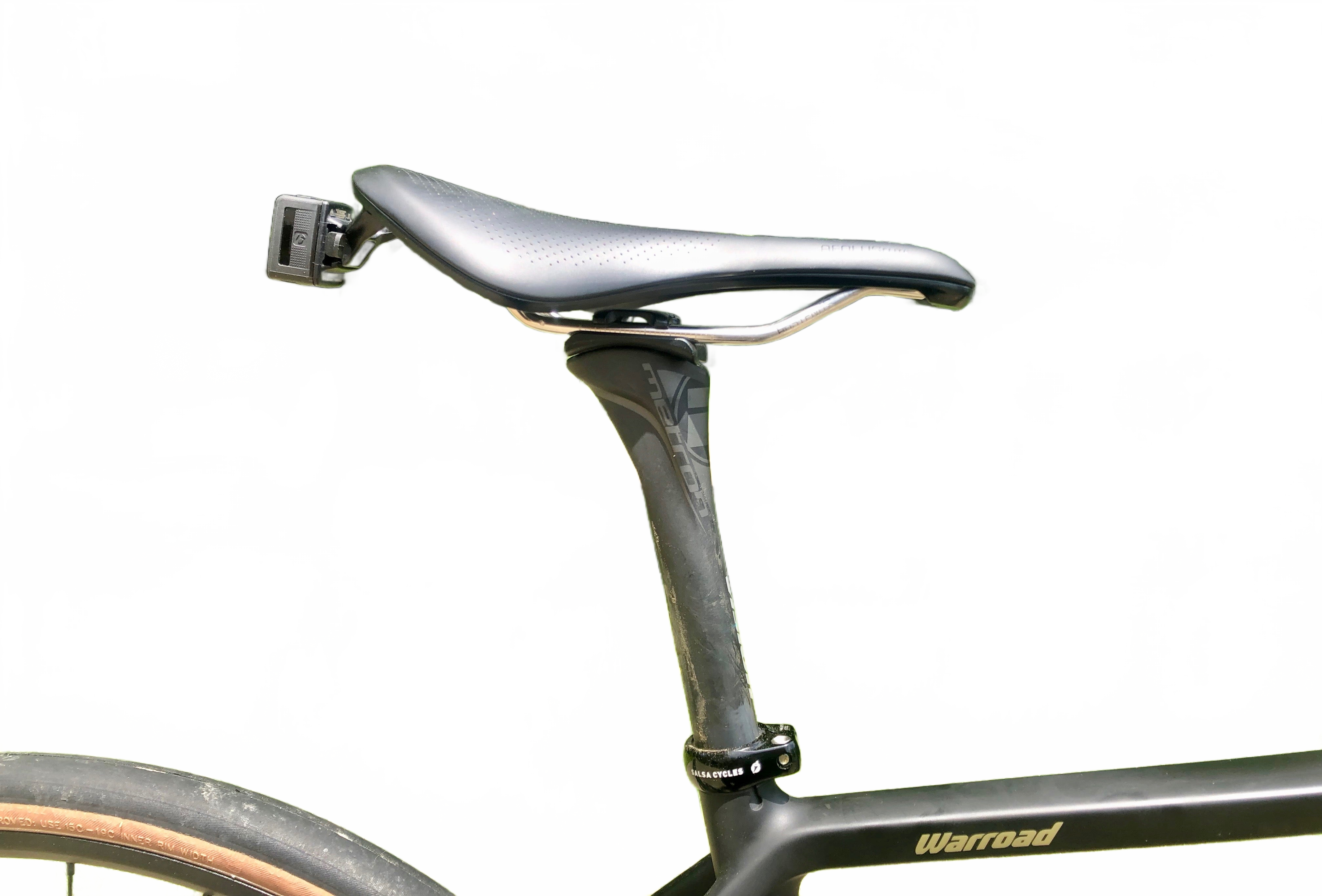 Bontrager Aeolus Elite Saddle, short-nose road saddle side view