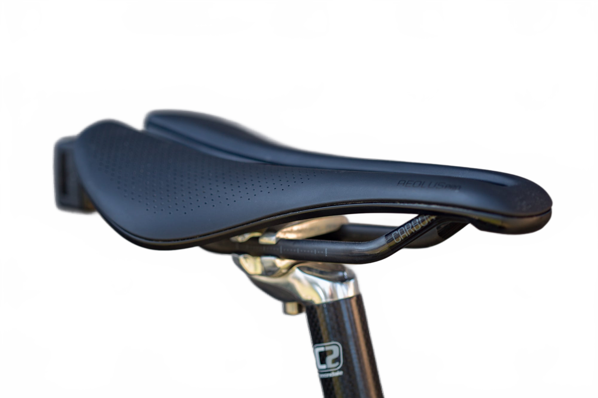 Bontrager Aeolus Pro Saddle, short-nose road saddle side view